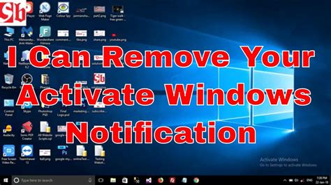 Remouve activate windows 7 notofication
